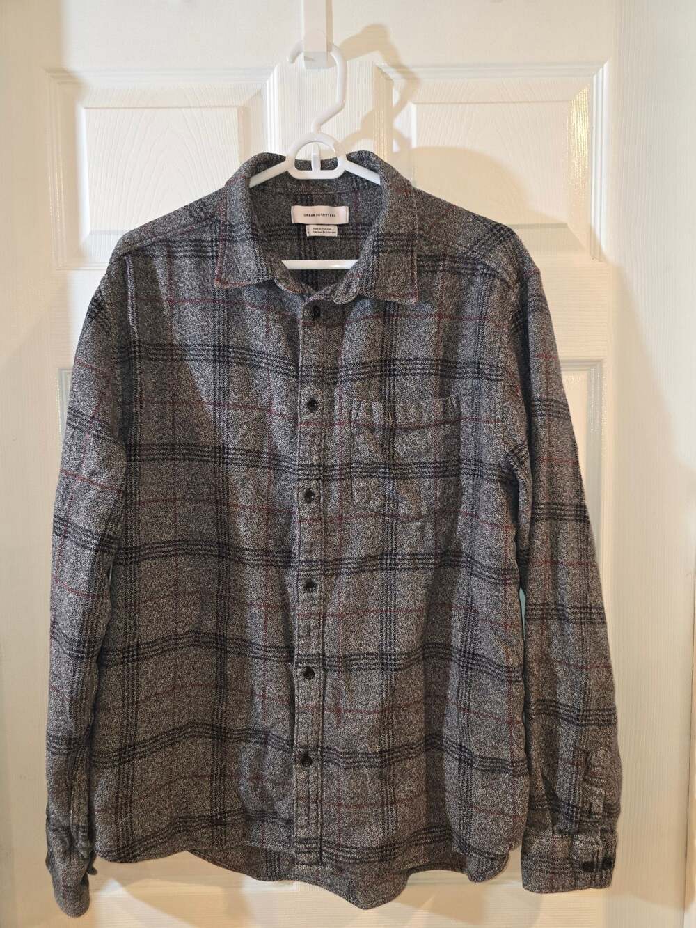 Urban Outfitters Men's Gray Plaid Size L